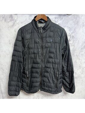 Mountain Hardware Down Jacket Mens Small Black Puffer Outdoor